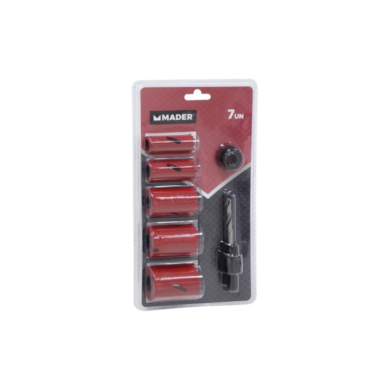 JUEGO 7 PCS CORONAS BI-METAL MADER