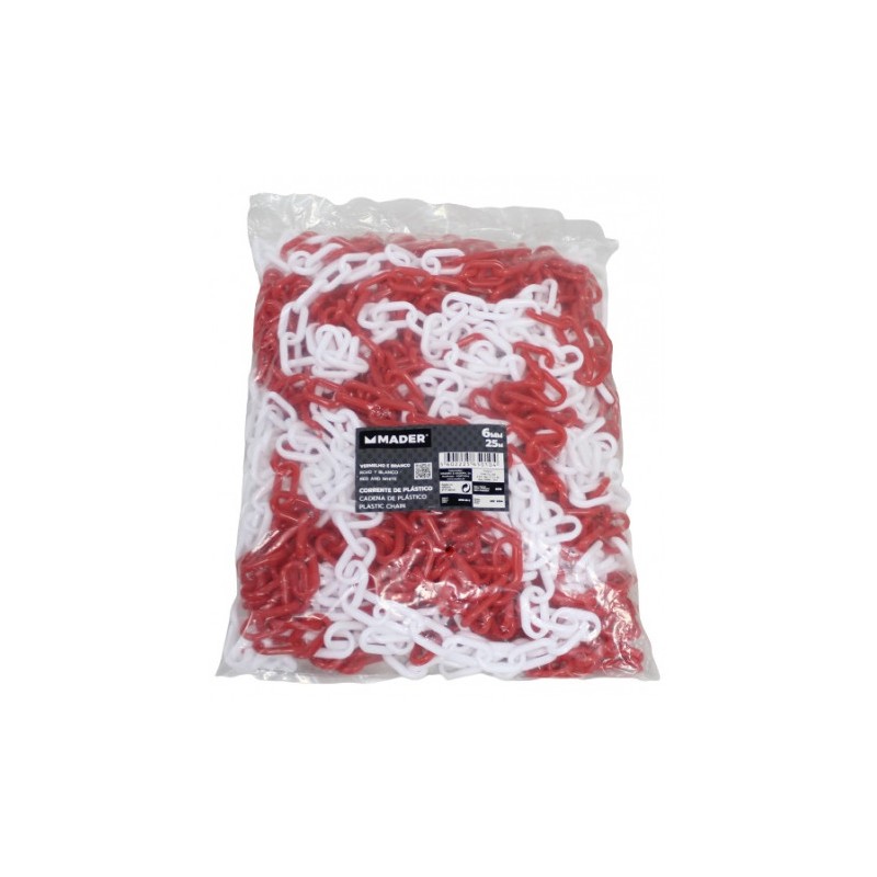 CADENA PLASTICA 6mm.X25Mtrs. MADER