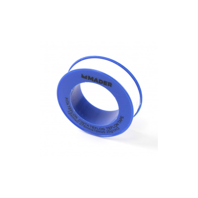 CINTA TEFLON 10 ROLLOS 12MMX10M. MADER