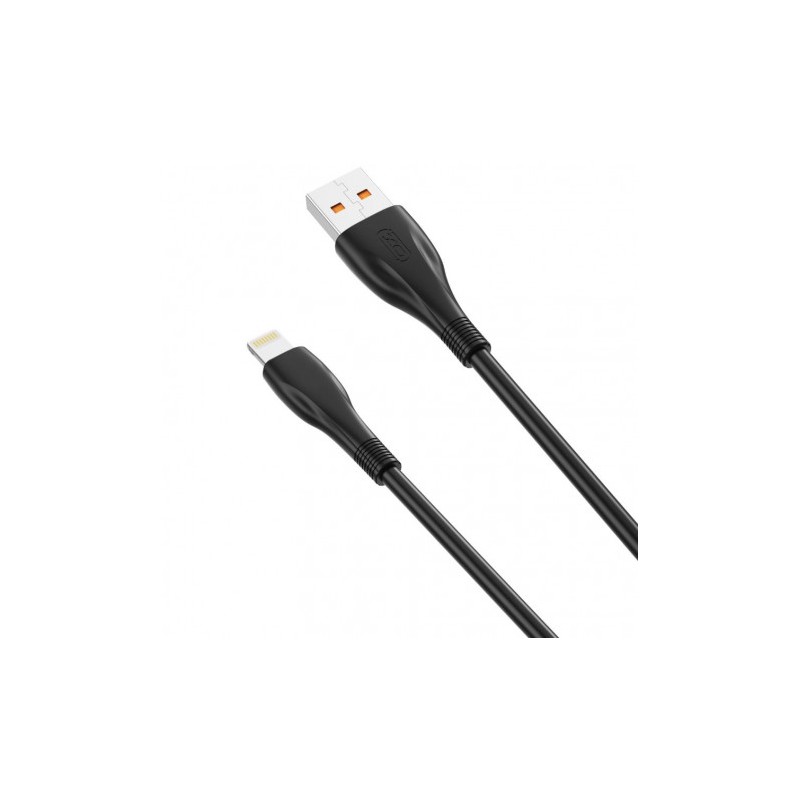 CABLE NB185 CARGA RAPIDA USB - LIGHTNING | 6A | 1 METRO | NEGRO XO