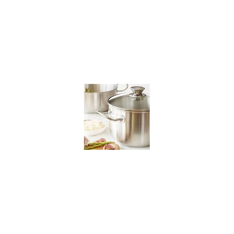 OLLA DE ACERO INOX 16CM CON TAPA DE...