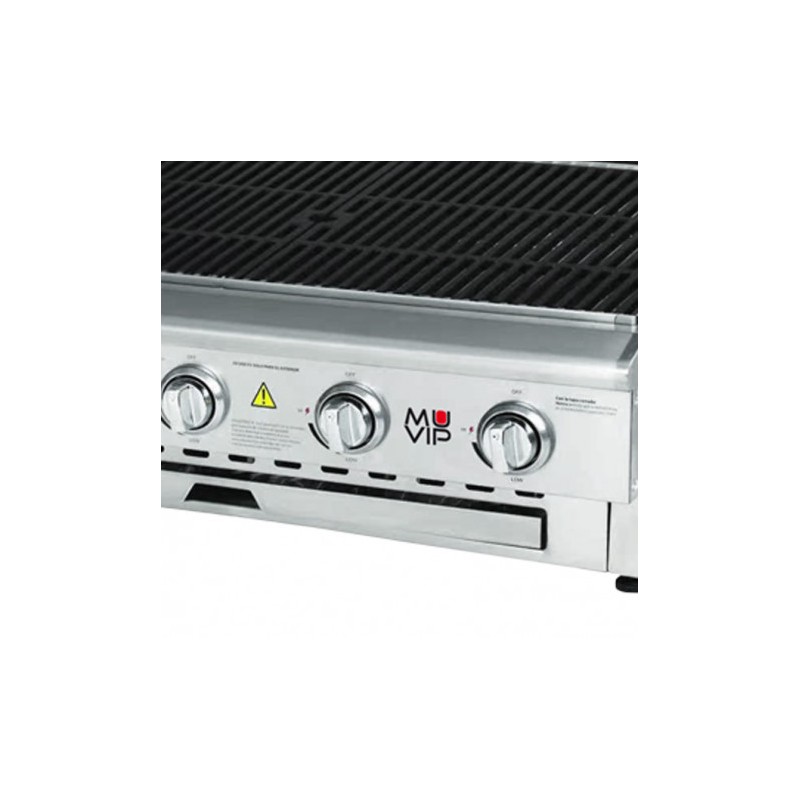 BARBACOA DE GAS INOX PRO 5 FUEGOS...