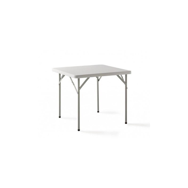MESA DE RESINA 86X86X74CM 3.8CM...