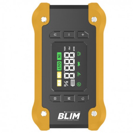 ARRANCADOR BATERIAS 4 EN 1 CON COMPRESOR Y POWERBANK 16.000 MAH BLIM