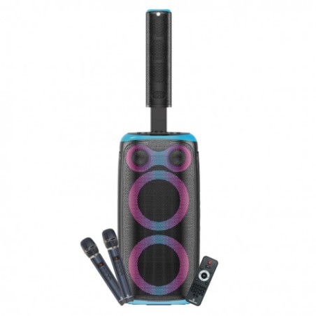 ALTAVOZ KARAOKE COOLSOUND BLAST PUMP 2.1 2X6.5" + 5xTWEETERS 550W AZUL