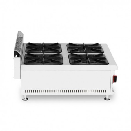 COCINA A GAS PROFESIONAL 4 FUEGOS CHEF PRO