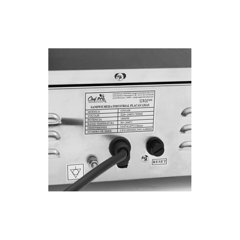 SANDWICHERA INDUSTRIAL PLACAS LISAS...