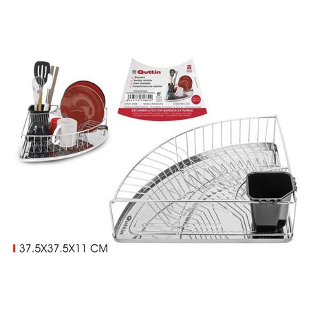 ESCURREPLATOS METAL INOX RINCONERA QUTTIN - BY01010271880
