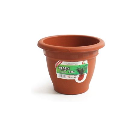 MACETA 20CM SQUARES DEM - 8541020