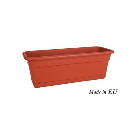 JARDINERA RECTANGULAR CON PLATO 50X20CM SQUARES DEM - 8541250