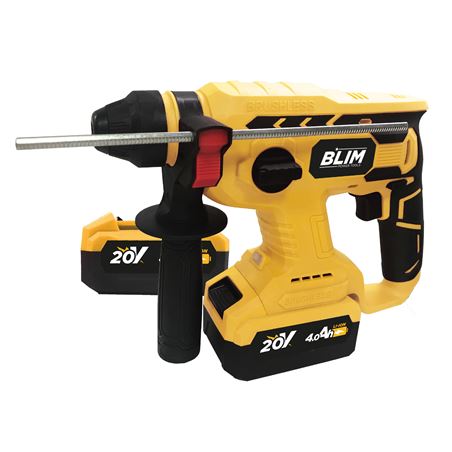 MARTILLO PERFORADOR 3 FUNCIONES 20V 2.2 JULIOS | 2 BATERIAS 4AH BLIM - BL0131