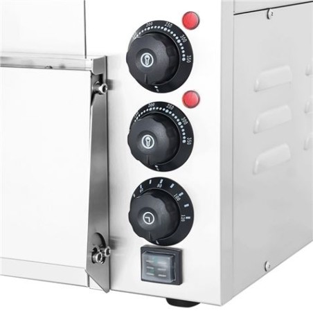 HORNO DE PIZZA ELÉCTRICO PROFESIONAL 1 CÁMARA 2000W CHEF PRO