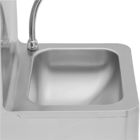 FREGADERO MURAL ACERO INOX PROFESIONAL CON GRIFO Y DISPENSADOR CHEF PRO