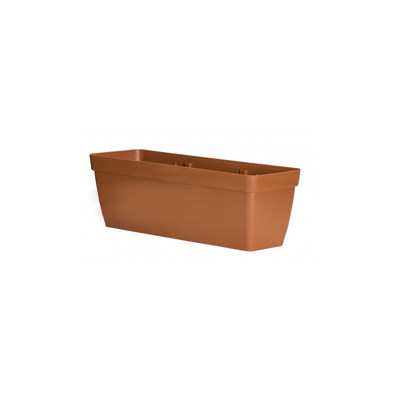 MACETA RECTANGULAR 50CM TERRACOTA CON DEPOSITO DE AGUA ARTPLAST