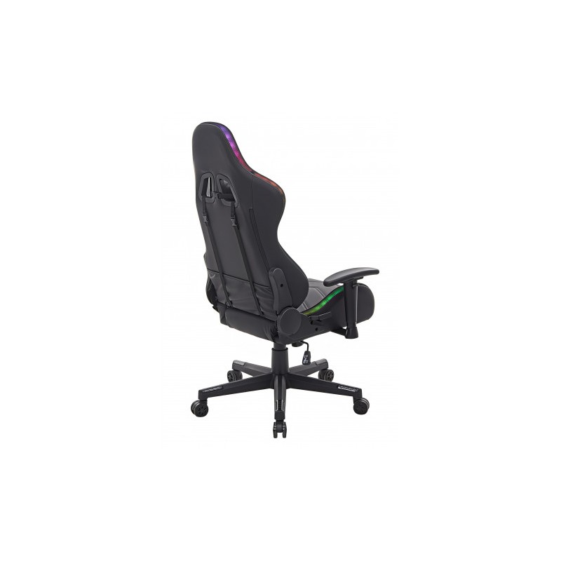 SILLA GAMING RGB SERIE FENRIR NEGRA...