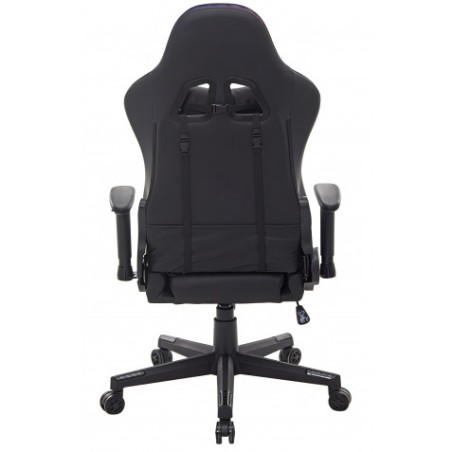 SILLA GAMING RGB SERIE FENRIR NEGRA CROMAD