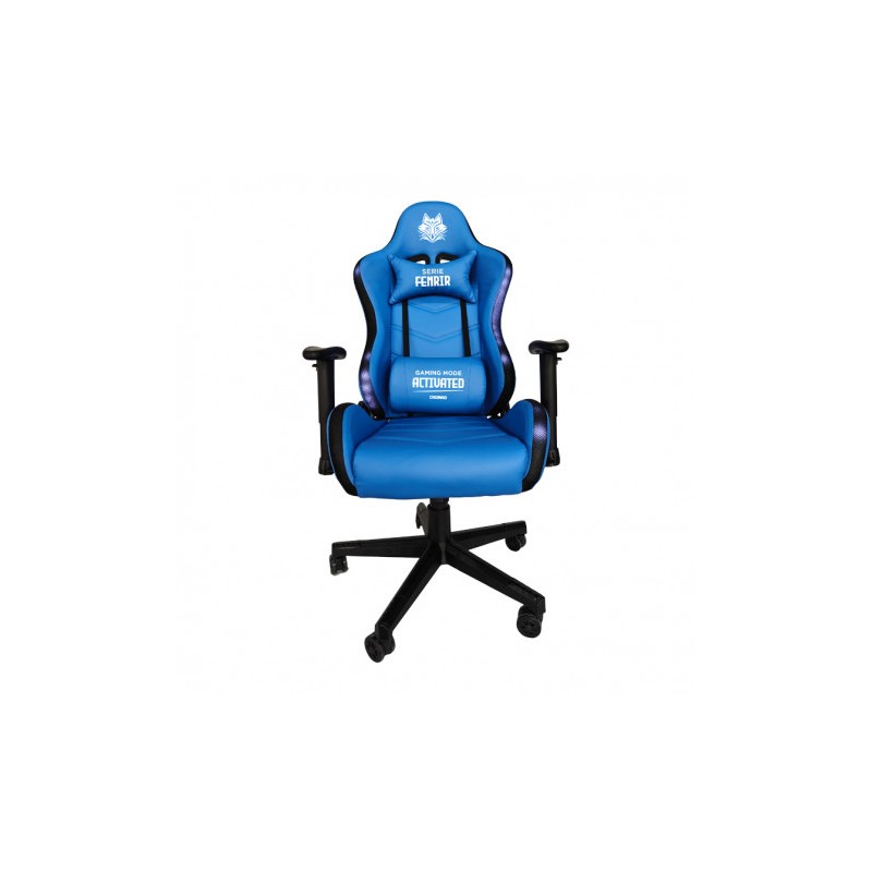 SILLA GAMING RGB SERIE FENRIR AZUL...