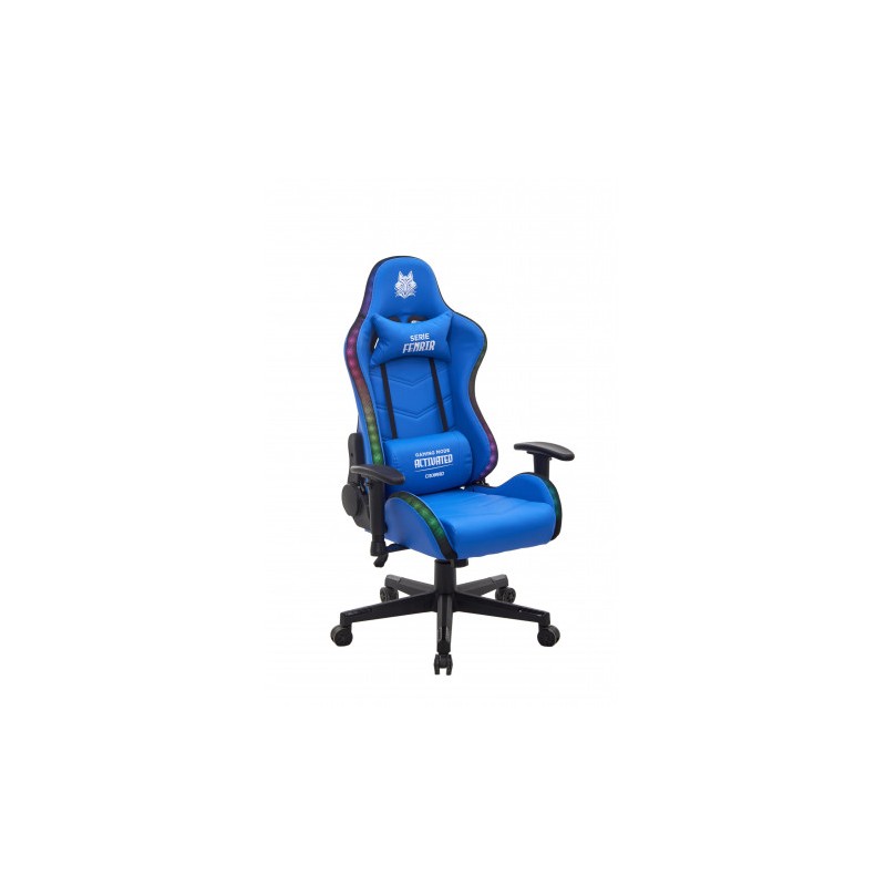 SILLA GAMING RGB SERIE FENRIR AZUL...