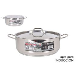 CACEROLA CON TAPA 30CM 0.8MM 7,5 LITROS QUTTIN - QT-878H330