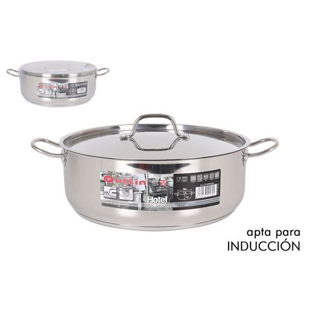 CACEROLA CON TAPA 30CM 0.8MM 7,5 LITROS QUTTIN - QT-878H330