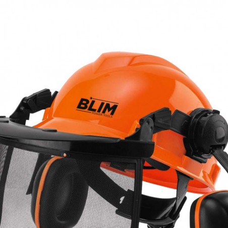 CASCO DE SEGURIDAD CON VISERA Y PROTECCIÓN AUDITIVA BLIM