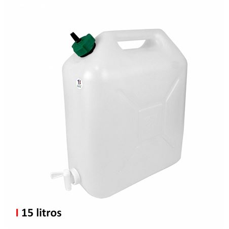 BIDON DE AGUA CON GRIFO 15 LITROS EXTRA FUERTE EDA - BE01013067146