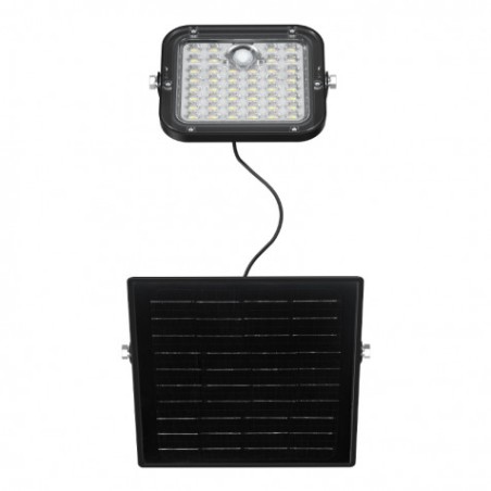 FOCO LED SOLAR 10W 1500LM CON SENSOR + MANDO + CCT 3000K/6000K ELBAT