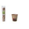 SET 50 VASOS CARTON KRAFT 80CC ALGON - BA01054075097