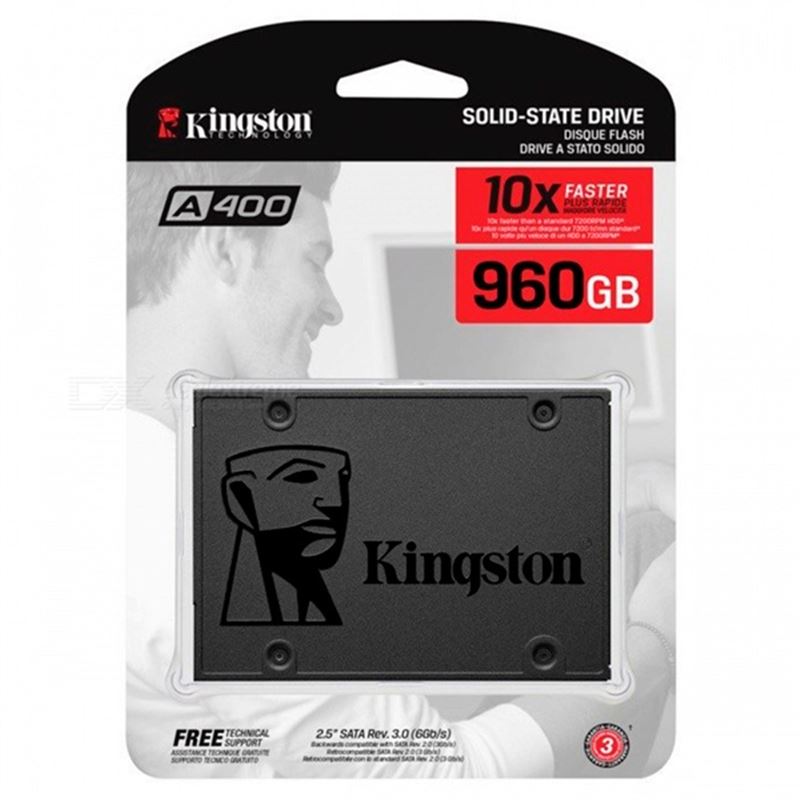 DISCO DURO SSD 960GB 2.5" SATA3 A400 KINGSTON - SA400S37960G