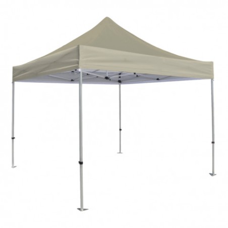 CARPA PLEGABLE ALUMINIO 3X3 METROS 300GRS BEIGE SUNGARDEN