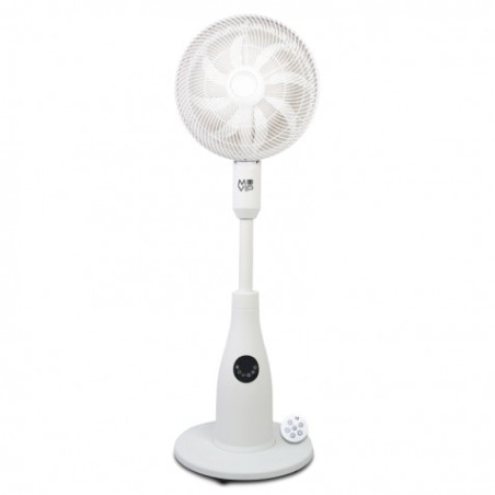 VENTILADOR NEBULIZADOR DESIGN PRO 80W CON MANDO Y LUZ LED MUVIP