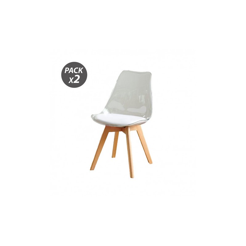 PACK 2 SILLAS DESIGN D1000...