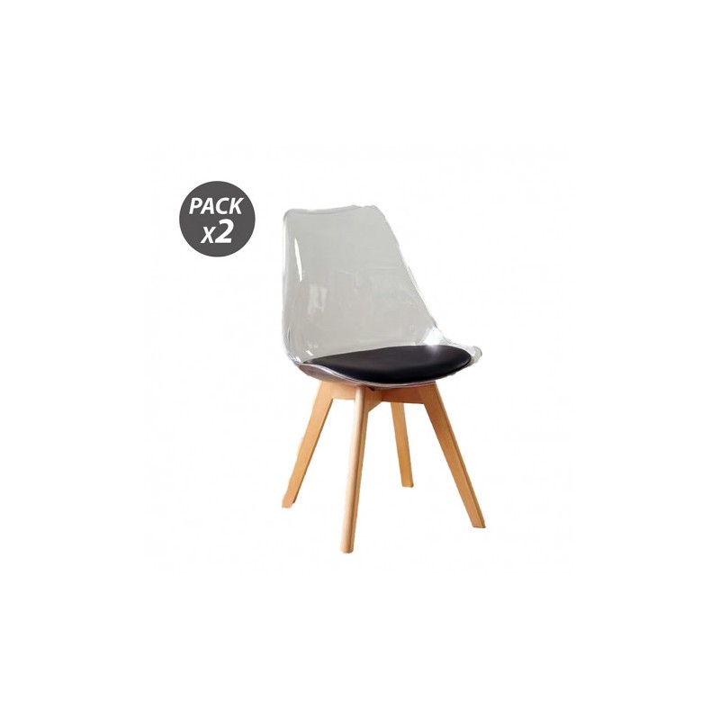 PACK 2 SILLAS DESIGN D1000...
