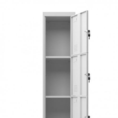 TAQUILLA METÁLICA 4 PUERTAS 1800X300X500MM CROMAD
