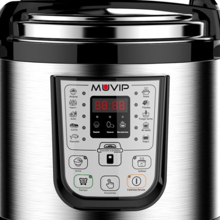 OLLA A PRESIÓN PROGRAMABLE 6 LITROS | 15 PROGRAMAS 1000W MUVIP