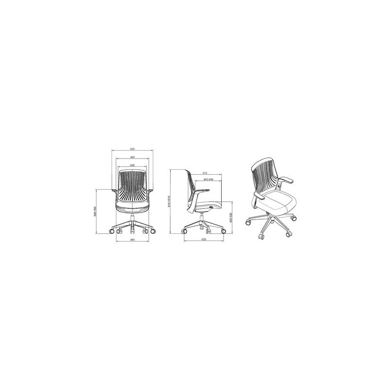 SILLA OFICINA GAMA SENIOR SE1800 CROMAD