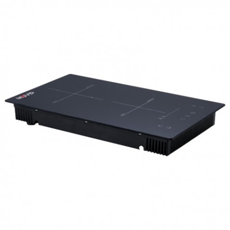 COCINA DE INDUCCIÓN 2 FUEGOS 3300W ENCASTRE + SOBREMESA MUVIP