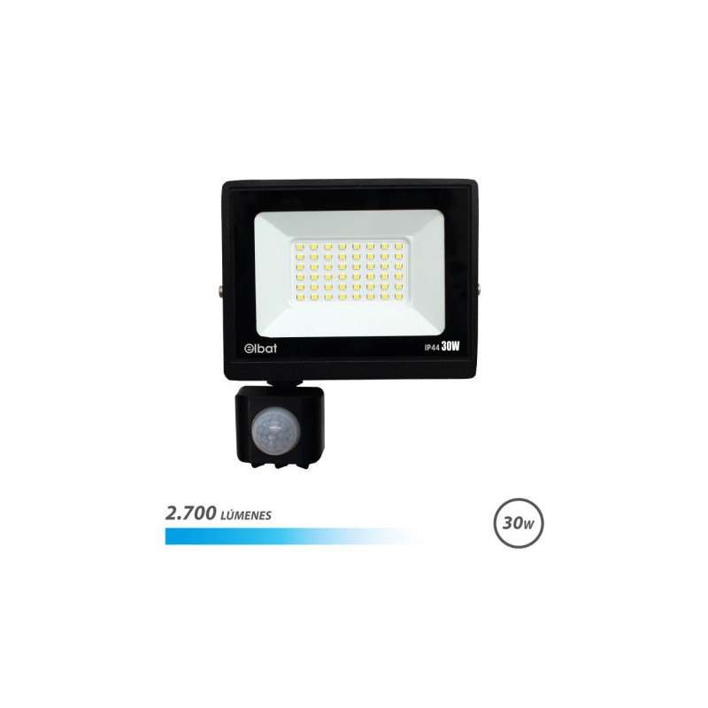 FOCO LED SERIE SLIM 30W CON SENSOR |...