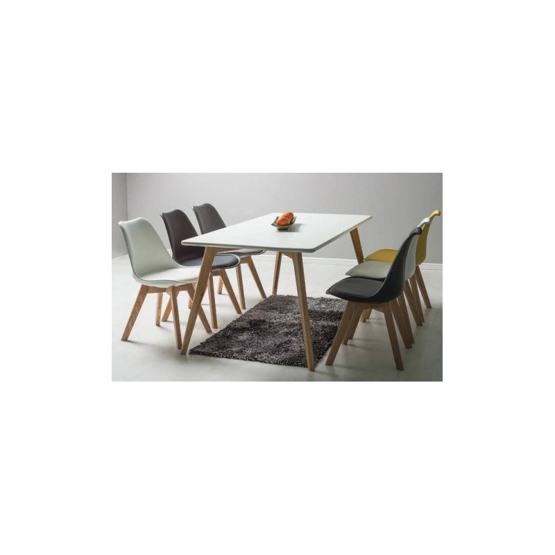 MESA DESIGN D900 120X80CM BLANCA MUVIP