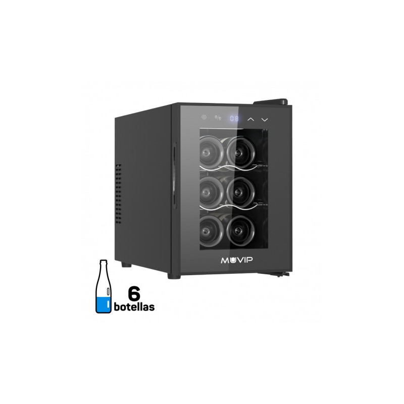VINOTECA 6 BOTELLAS 58W 39CM MUVIP