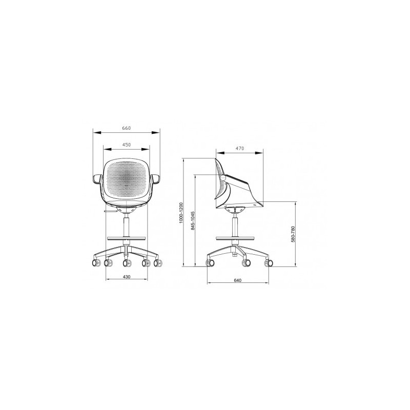 SILLA / TABURETE DE OFICINA TOP WORK...