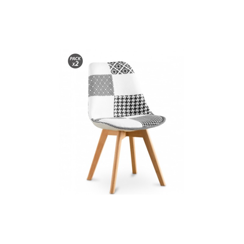 PACK 2 SILLAS DESIGN D400 TELA...