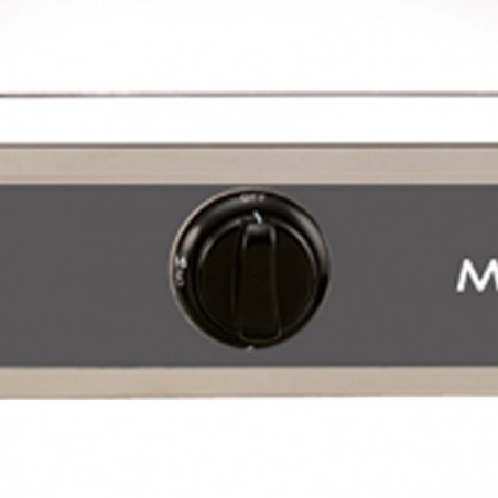 COCINA GAS INOX 3 FUEGOS SERIE STRONG + TAPA MUVIP