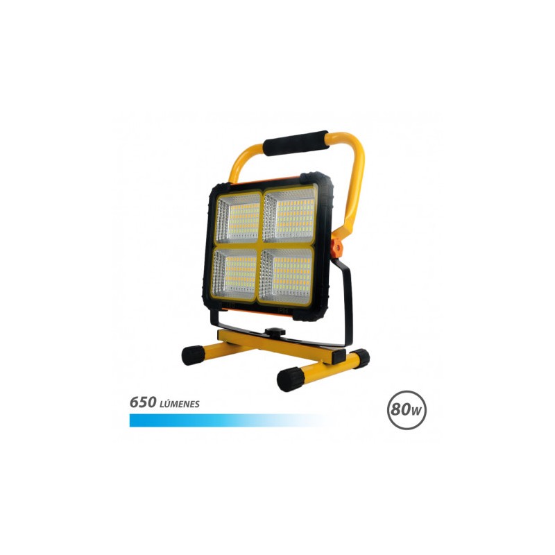 FOCO SOLAR LED 80W 650LM PLEGABLE ELBAT