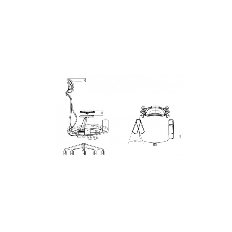 SILLA OFICINA GAMA SENIOR SE5000 CROMAD