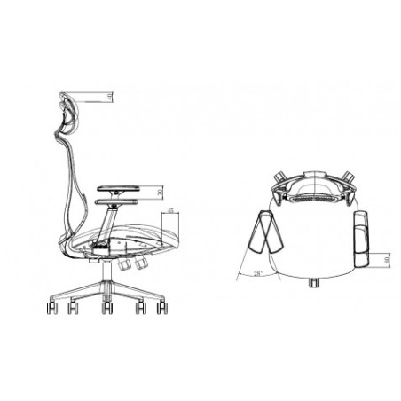 SILLA OFICINA GAMA SENIOR SE5000 CROMAD