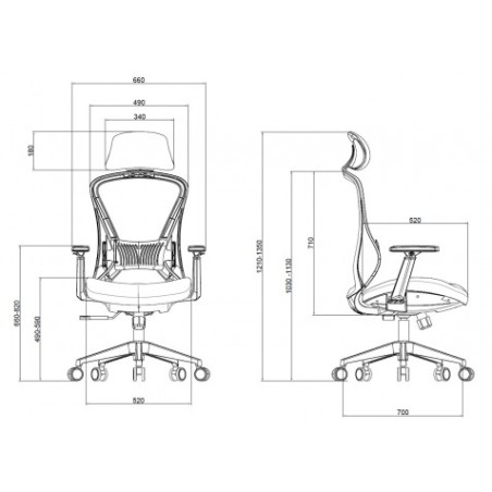 SILLA OFICINA GAMA SENIOR SE4000 CROMAD