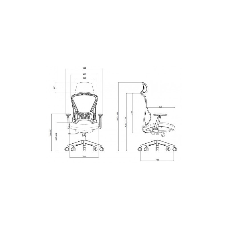 SILLA OFICINA GAMA SENIOR SE4000 CROMAD