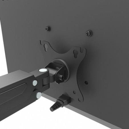 SOPORTE DE MESA 1 MONITOR 17"-27" CON PISTON DE GAS CROMAD