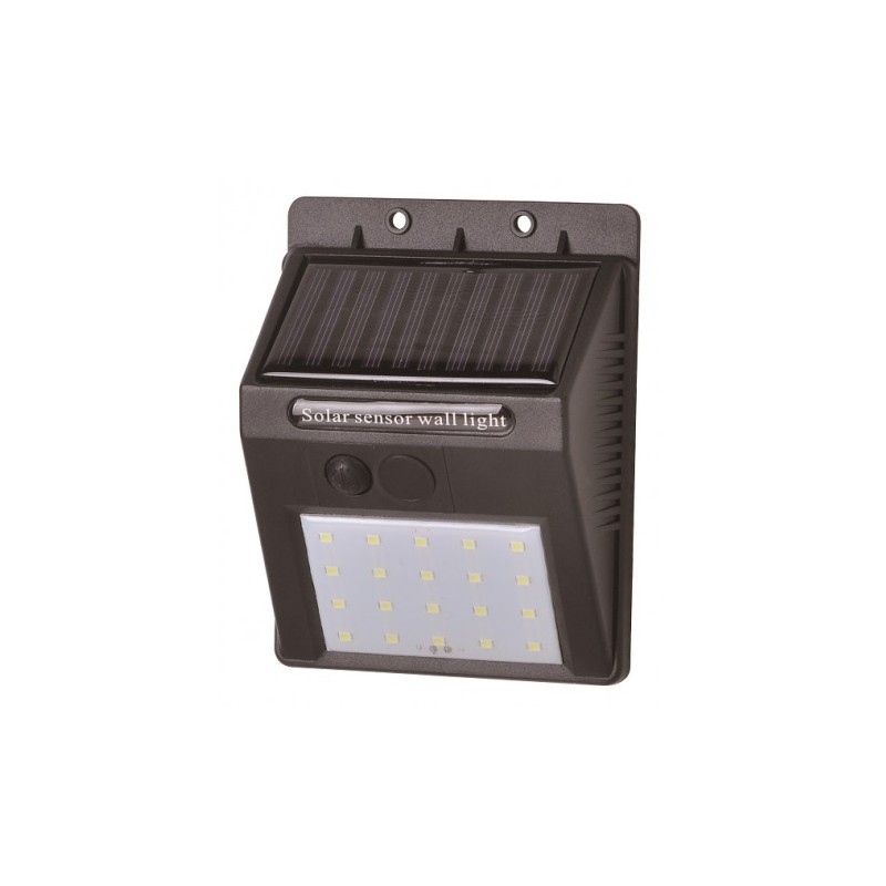 APLIQUE LED SOLAR 30LM NEGRO ELBAT